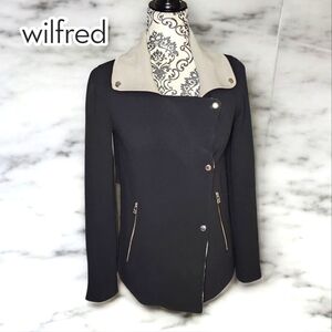 ARITZIA WILFRED Black & Cream Jacket - XXSmall